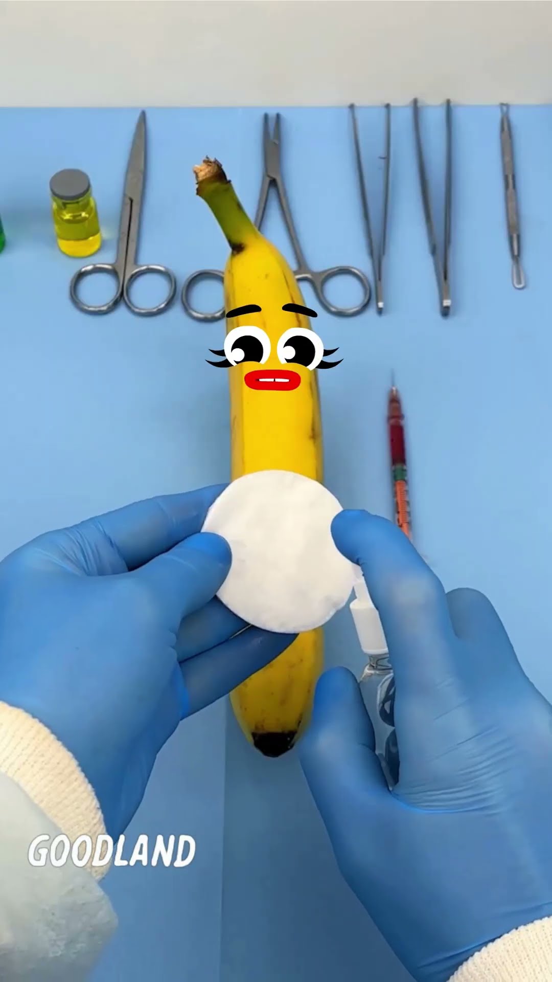 Goodland | Banana surgery, tomato birth ? #doodles #animation #cartoon #GOODLAND