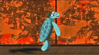 Turtle walk cycle