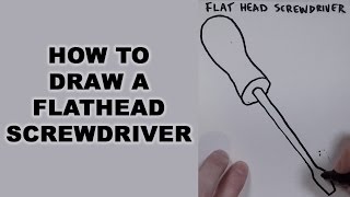How to Draw a Flathead Screwdriver Net Worth