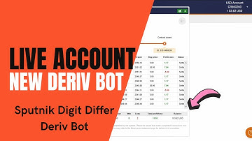 Safe And Real Account Deriv Bot Download - Sputnik Digit Differ Bot |Unbelievable Lucrative Bot Free