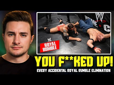 Top 10... Accidental Royal Rumble Eliminations
