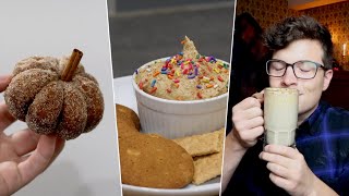 I Tested the Best Fall Tiktoks of All Time- Pumpkin Donuts, Pumpkin Pie Dip, Pumpkin Spice Egg Nog