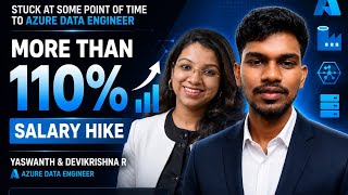 AZURE DATA ENGINEER JOB WITH MORE THAN 100% HIKE | YASWANTH