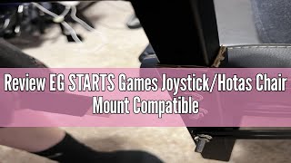 Review EG STARTS Games Joystick/Hotas Chair Mount Compatible for Thrustmaster A10C Hotas Warthog T.1