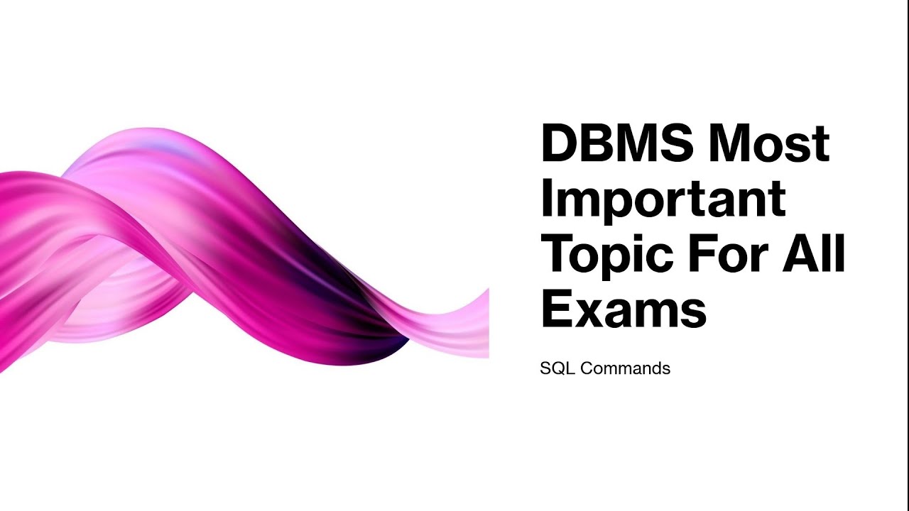 SQL COMMANDS Most Scoring Topic For All Competitive Exams ✅✅ 