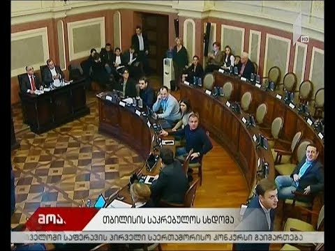 თბილისის საკრებულოს სხდომა