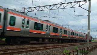 【2022/06/29】EF81 134 牽引 / 🍊E231系 / 早朝 #AT出場 土崎駅発 上る お見送り👋