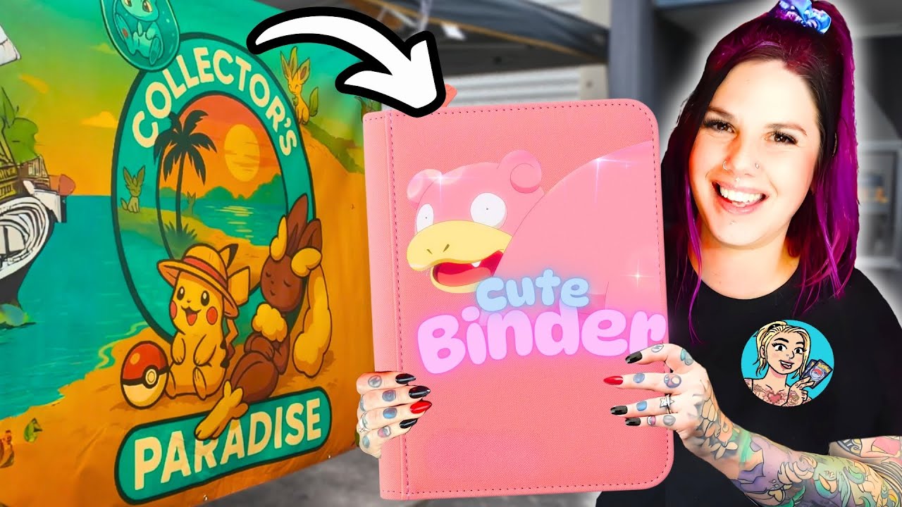 Filling the CUTEST Pokémon Card Binder EVER! 