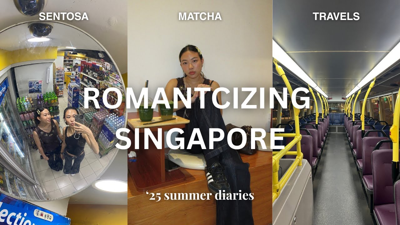Romanticizing my home country: Singapore Vlog | ‘25 Summer Diaries