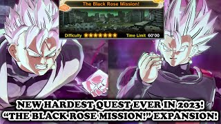 NEW HARDEST QUEST DLC: 'The Black Rose Mission'! Awakened Goku VS Vegito Black Kaioken x100! DBXV2