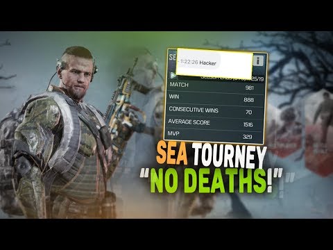 Destroying a SEA tournament lobby in cod mobile! *0 DEATHS*