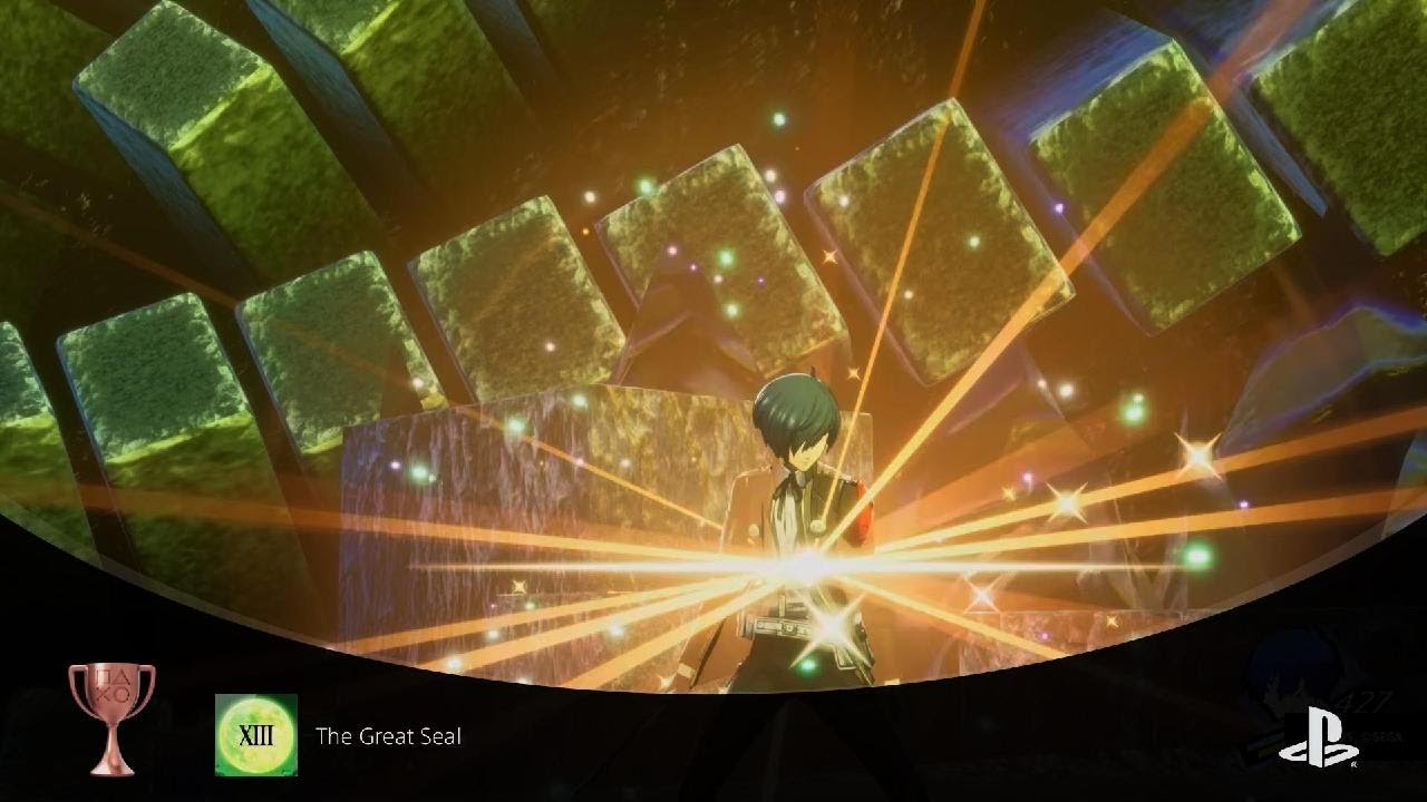 Persona 3 Reload The Great Seal Trophy Unlocked - YouTube