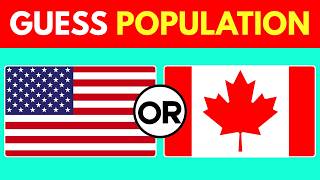 Country Quiz Challenge &amp; Guess Which Country Has a Bigger Population 🌍 | Fun Quiz Challenge