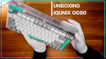 IQUNIX OG80 TTC GOLD PINK RGB Unboxing Experience & Sound Test