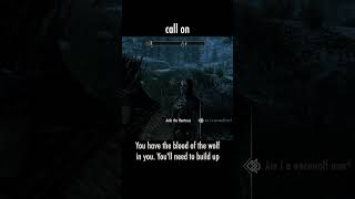 call on — The Elder Scrolls V: Skyrim dialogue scene