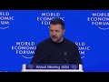 Volodymyr Zelenskyy - President of Ukraine - Speech at Davos - World Economic Forum - 16.01.2024
