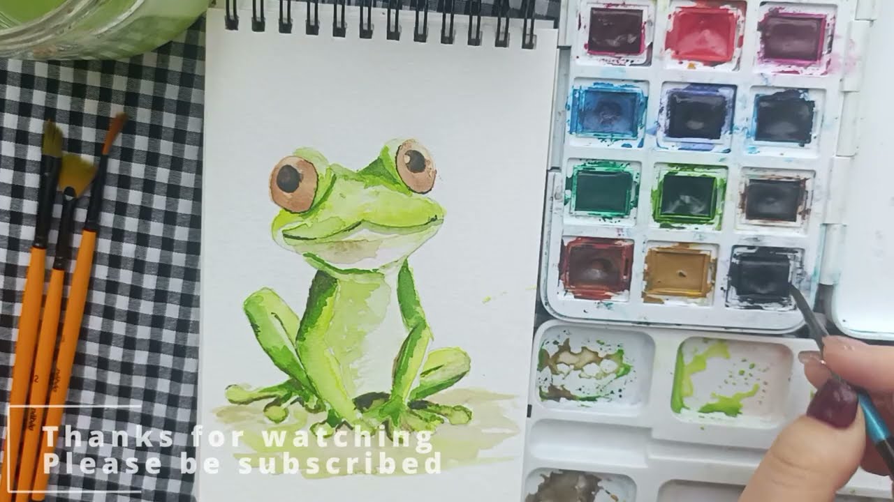You Requested It, I Painted It! | Cute Frog Watercolor  | Watercolor for Beginners