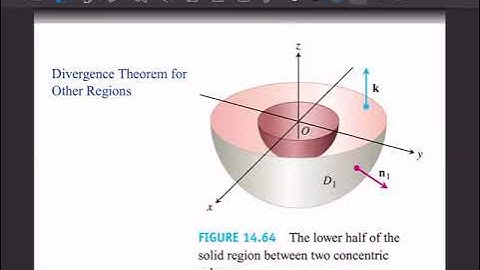Calculus Lecture 16.8 Divergence Theorem