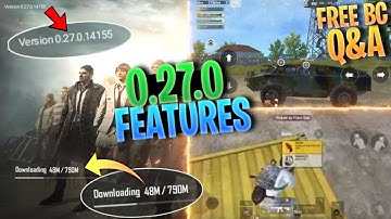 PUBG Lite 0.27.0 Features 😍 Q&A | Pubg Lite New Update Today 2023 | Crash Fix Loading Problem Fix
