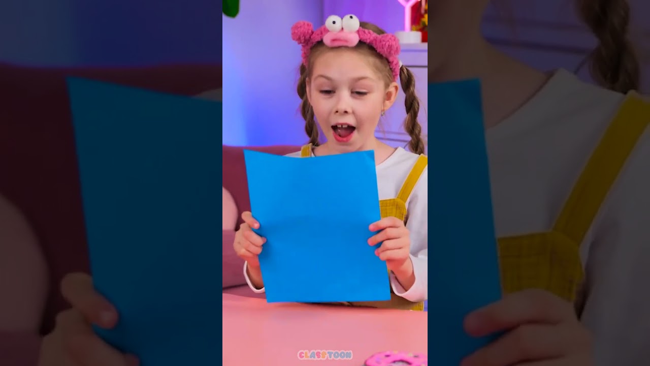 Paper Tie DIY: Grandpa Will Love This! ✂️🖍️💖 #Shorts #Kids #Fun