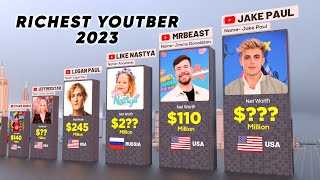 Top Richest Youtubers Of 2023: A 3d Comparison