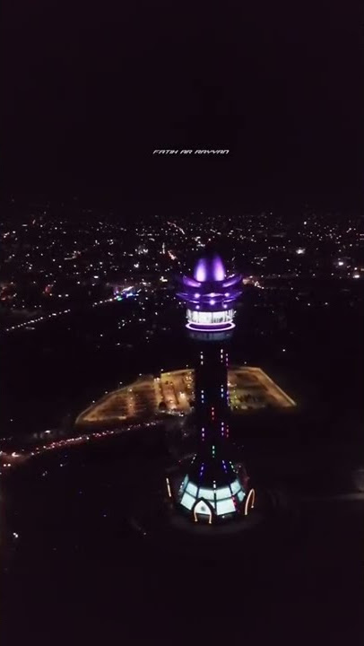 Menara Pandang Teratai || Purwokerto Diwaktu Malam Hari. #storywa #viral #shorts #story #purwokerto