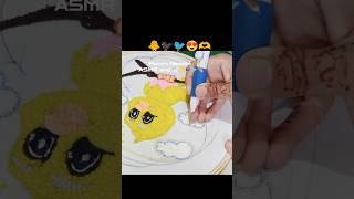 punch Needle ASMR 🧵🌿 Relaxing Bird Sounds |Handmade Art ✨🤗