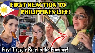 HUNGARIAN SISTER'S FIRST REACTIONS TO PHILIPPINES PROVINCE LIFE! LOVED Her First Tricycle Ride!