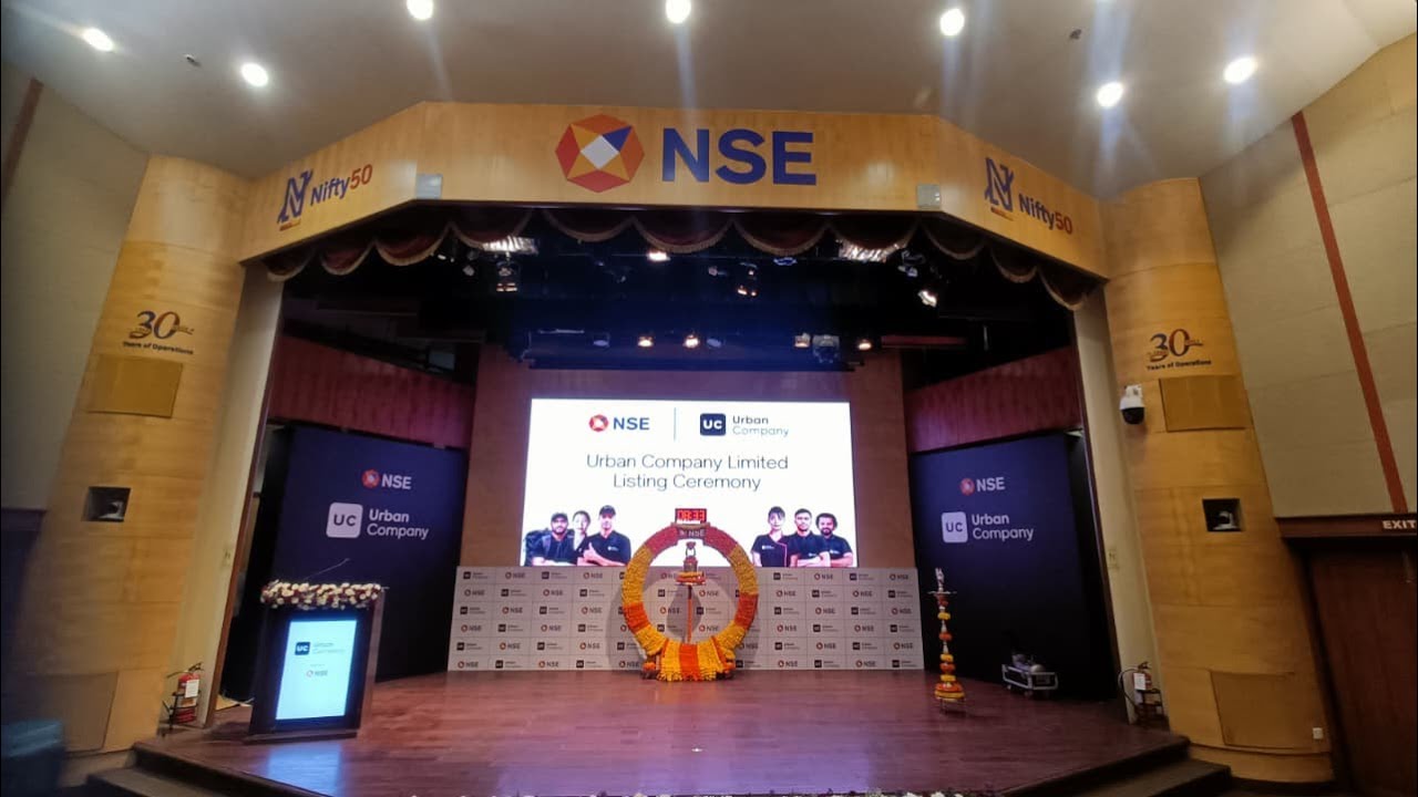 Listing ceremony of Urban Company Limited