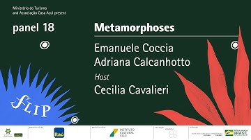panel 18 | Metamorphoses, with Emanuele Coccia and Adriana Calcanhoto - english interpretation