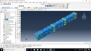 Meshing & onward process of FEA of RC beams Using ABAQUS.