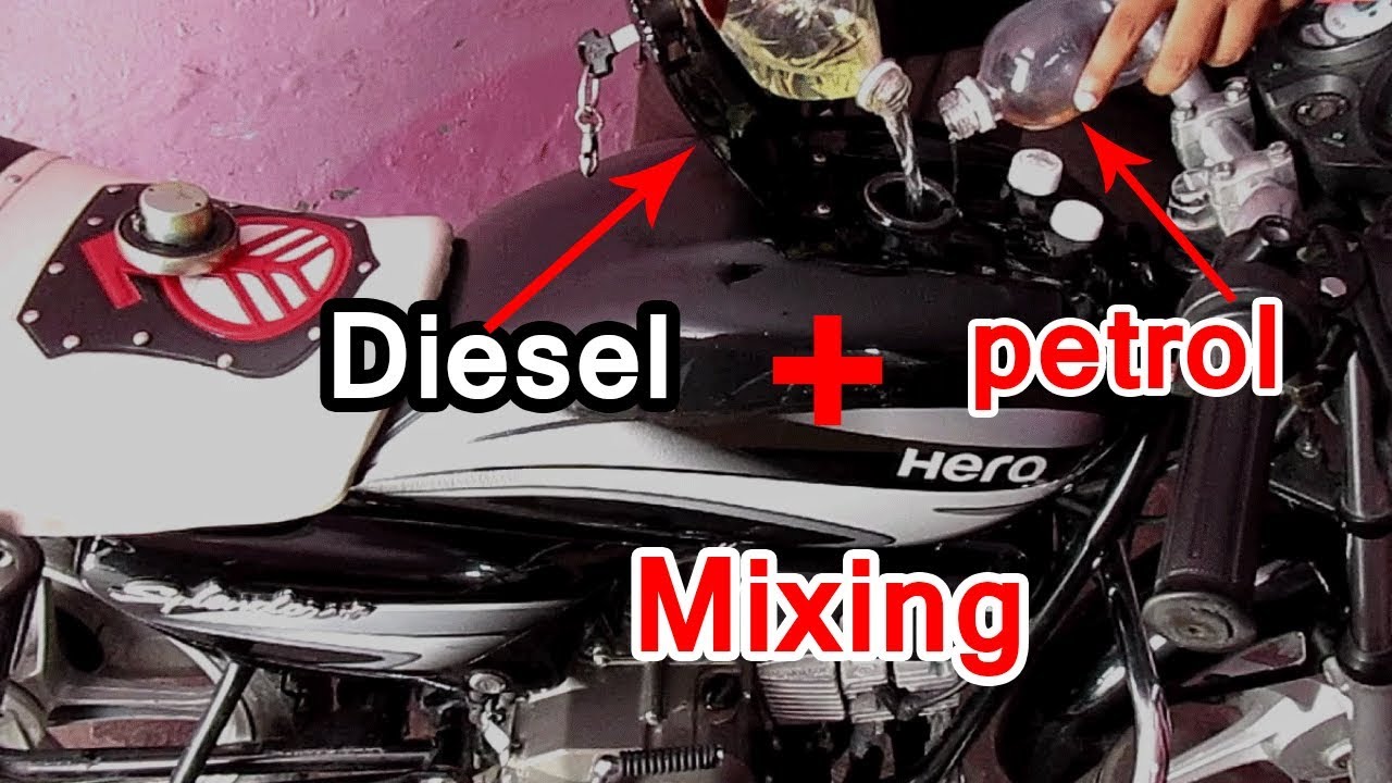 Diesel petrol Mixing YouTube