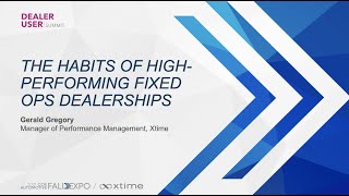 The Habits of High-Performing Fixed Ops Dealerships