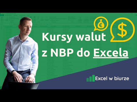 Kursy walut NBP w Excelu (dane bieżące)