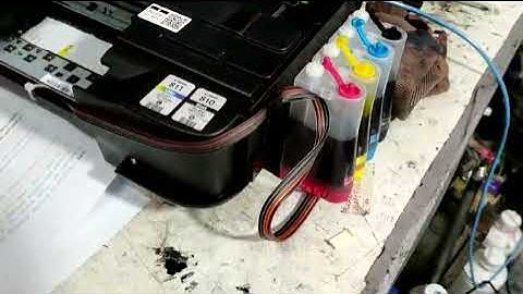 Gắn hệ thống mực in liên tục cho máy in Canon Pixma IP2770