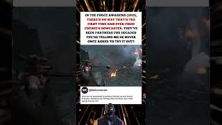 Hans Only Using Chewies Bowcaster Now