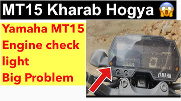 Mt15 Engine Check light problem |Engine check light issue in yamaha Mt15