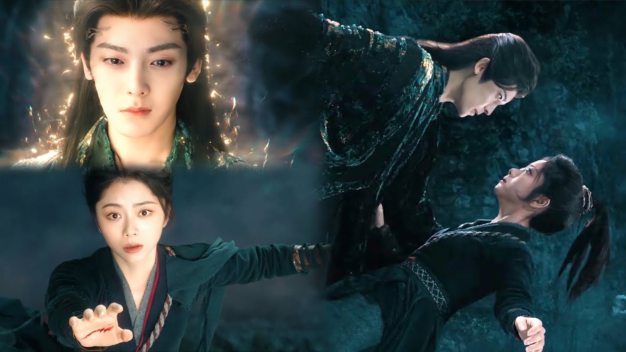 灰姑娘被打落山崖，意外用血喚醒沉睡百年的萬妖之王，兩人的命運開始糾纏！#逍遥 #侯明昊 #谭松韵 #赵丽颖 #古装 #爱情