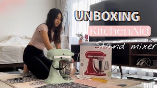 Unboxing KitchenAid Artisan Stand Mixer | Pistachio Color