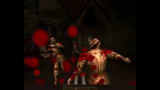 Quake (PC) - E1M1 (The Slipgate Complex) & E1M2 (Castle of the Damned)