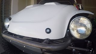 vw bug one piece front end