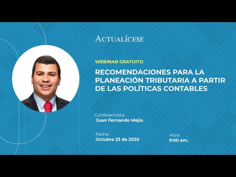 Recomendaciones para la planeación tributaria a partir de las políticas contables