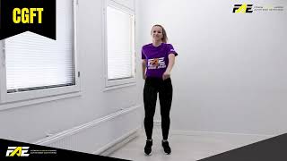 Aerobics Heel Digs Exercise