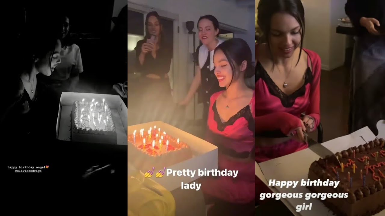 Olivia Rodrigo Celebrating Her 19th Birthday with Friends + Birthday