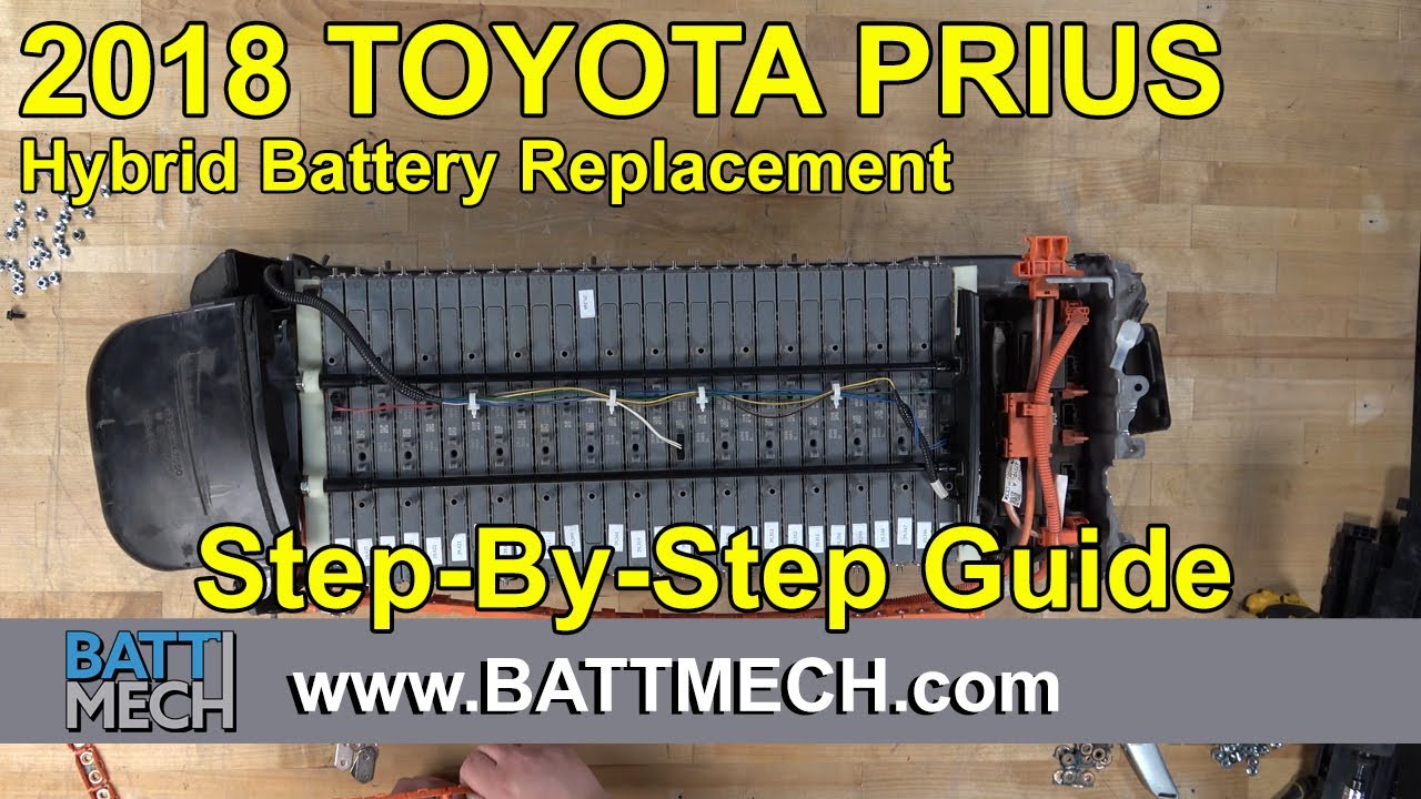 Toyota Battery Module Packing How to Replace/Repair/Fix a 2018 Toyota Prius Hybrid Battery Module ...