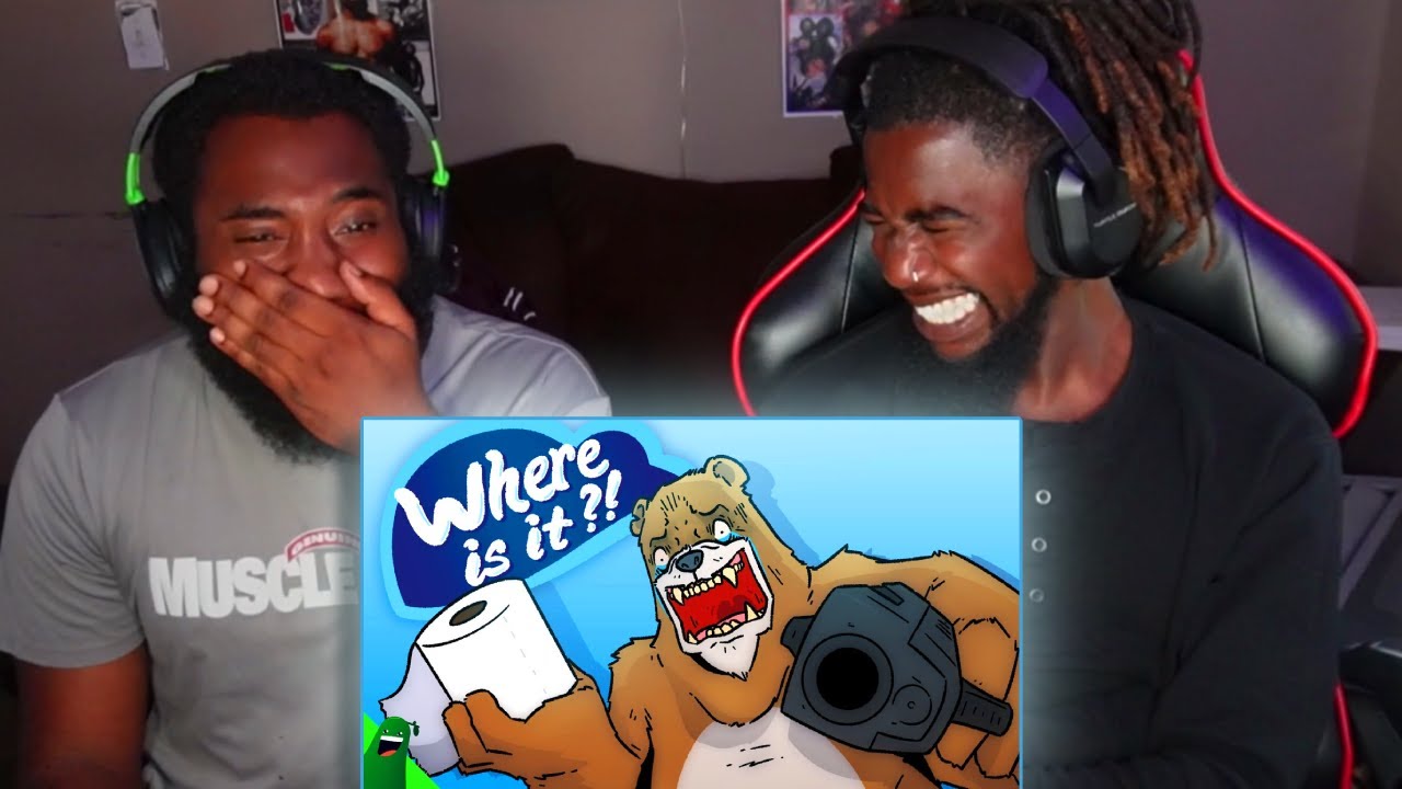 Когда нет туалетной бумаги (анимация) | Реакция SmokeCounty JK