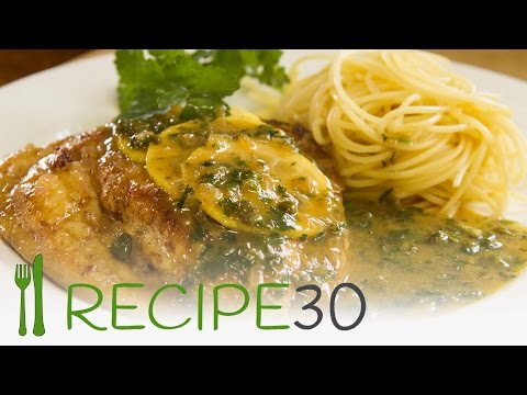 chicken-piccata-a-velvety-zingy-lemon-butter-chicken-with-capers---recipe-by-www.recipe30.com