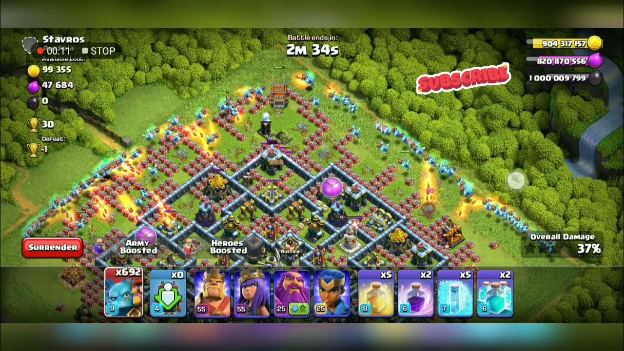 COC NICE MOMENT 🤤 ( SUPER MINIONS ) YouTube