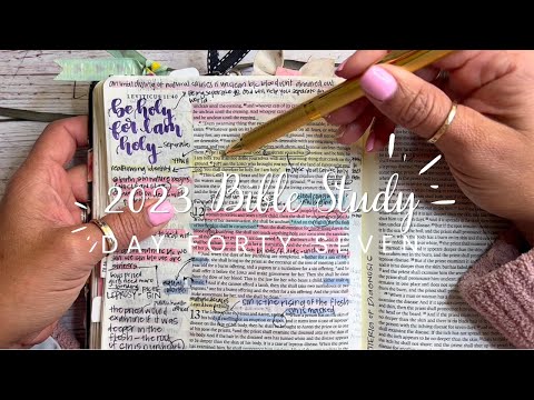 Day 47 Leviticus 11-13 | Bible study for beginners | Study the Bible in One Year