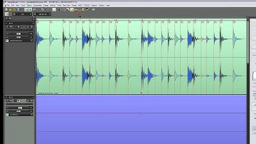 Samplitude 11 Pro - Audio to Midi Groove Template Creation